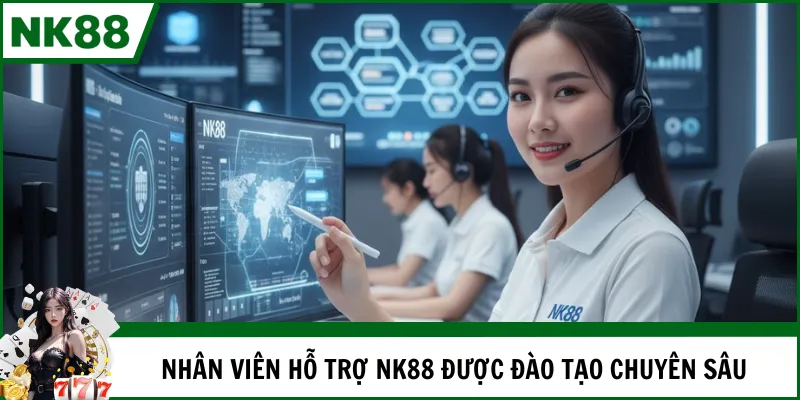 Nhân viên hỗ trợ NK88 được đào tạo chuyên sâu
