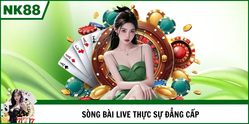 Sòng bài live thực sự đẳng cấp